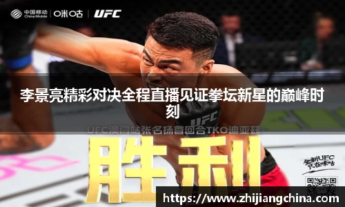 李景亮精彩对决全程直播见证拳坛新星的巅峰时刻